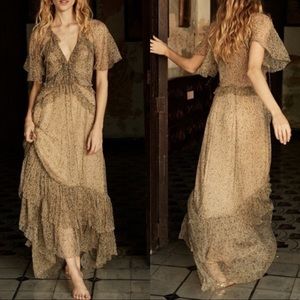 ANTOINETTE DRESS -- CHAMOMILE GARDEN BLOOM- Doen, Size L